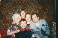 семья Плесовских 1997 год
